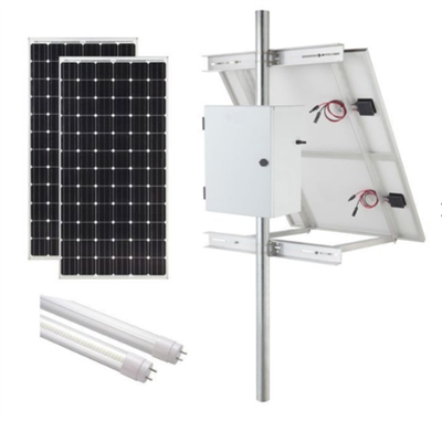 Can a mobile solar lighthouse withstand harsh weather conditions?