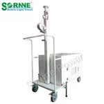 Customized 5m Portable Mobile Light Tower Cart